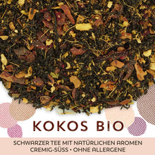 Schwarzer Tee Kokos Bio