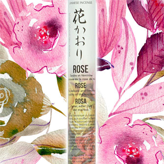 Japanische Räucherstäbchen Rose