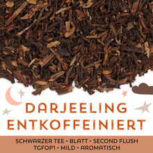 Schwarzer Tee Darjeeling entkoffeiniert