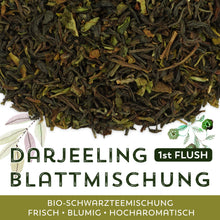 Schwarzer Tee Darjeeling Blattmischung First Flush Bio