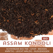 Schwarzer Tee Assam Kondoli Bio