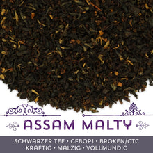 Schwarzer Tee Assam Malty