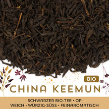 Schwarzer Tee China Keemun Bio