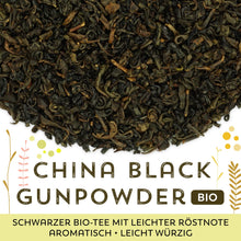 Schwarzer Tee China Black Gunpowder Bio
