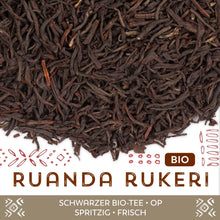 Schwarzer Tee Ruanda Rukeri Bio