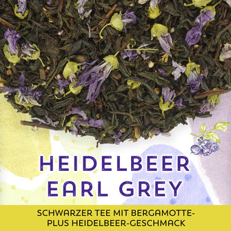 Schwarzer Tee Heidelbeer Earl Grey