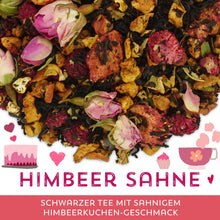 Schwarzer Tee Himbeer Sahne