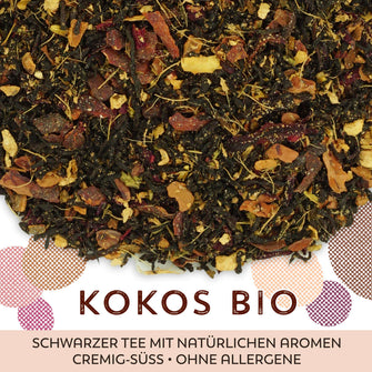 Schwarzer Tee Kokos Bio