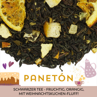 Schwarzer Tee Panetón