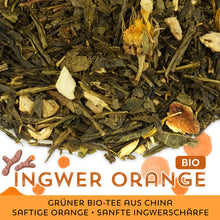 Grüner Tee Ingwer Orange Bio
