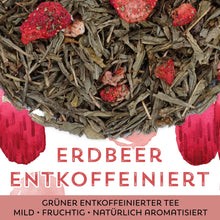 Grüner Tee Erdbeer entkoffeiniert