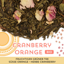 Grüner Tee Cranberry Orange Bio