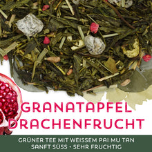 Grüner Tee Granatapfel Drachenfrucht