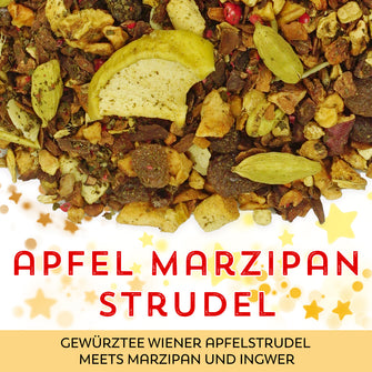 Gewürztee Apfel Marzipan Strudel