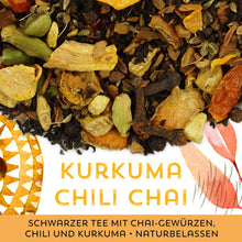 Schwarzer Tee Kurkuma Chili Chai