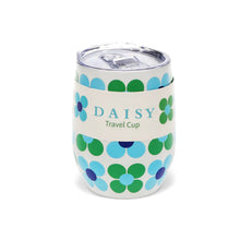 Travel cup 350ml Daisy, blau-grün
