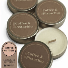 Soja-Duftkerze Kaffee Pistazie